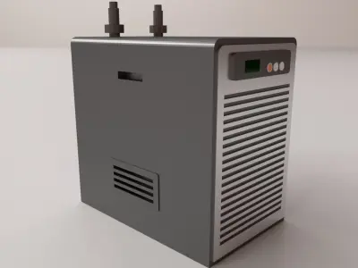Chiller water 3D model
