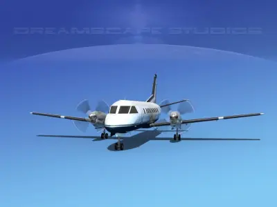SAAB 340 Corporate 1 3D model