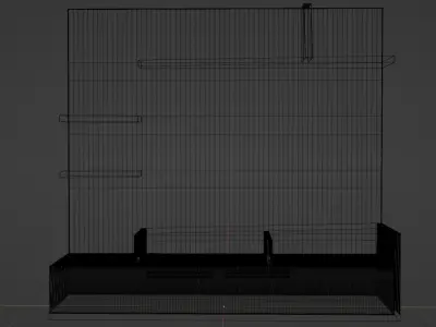tv table Free low-poly 3D model