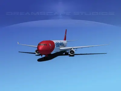 Airbus A330-300 Eidlewiess 3D model