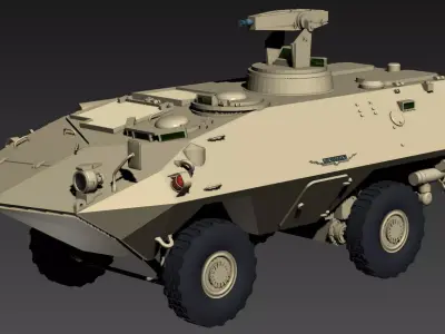 Mowag Armor 3D model