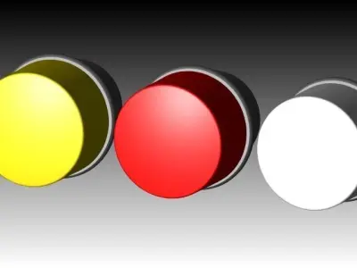 Hella 55mm Brake Turn Reverse Modules Free 3D model