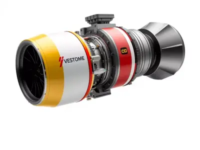 Advanced Turbojet Engine Model Pack Low-poly 3D model