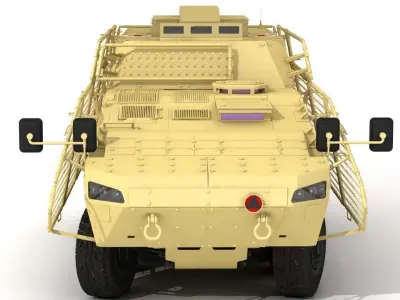 KTO Patria Ambulance 3D model