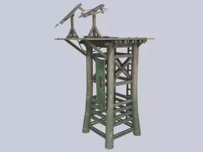 Watchtower Low-poly 3D model