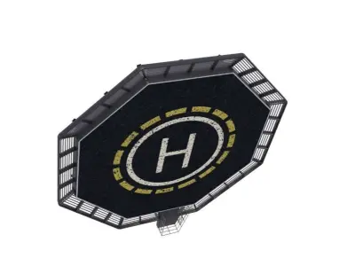 Heliport 3D model
