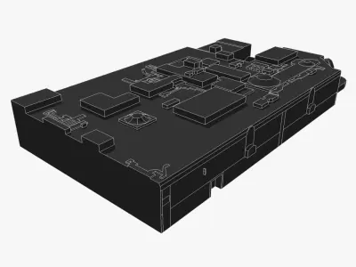 The Myer Center Brisbane Low-poly 3D model