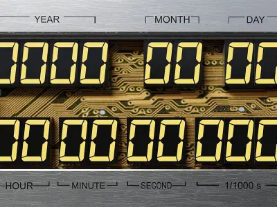 Atomic Clock 3D model