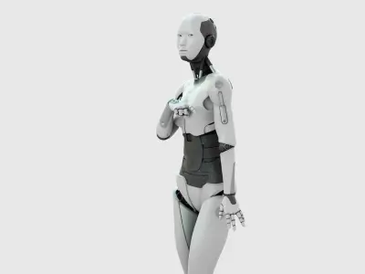 HUMANOID M-3200 RIGGED 3D model