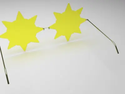 Sun Sunglasses 3D model