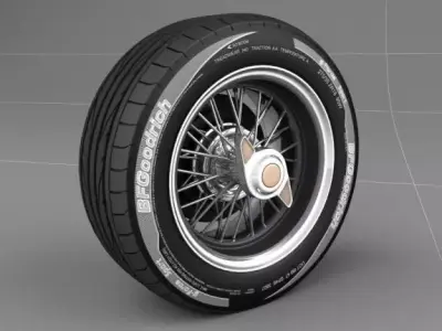Wheel Daytona 3D model