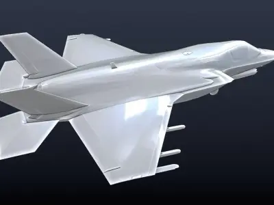 F-35 Lightning II Low-poly 3D model