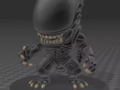 Xenomorph CHIBI ALIEN 3D print model