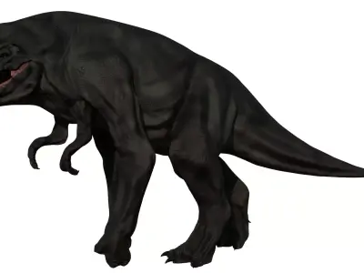 D Rex Distortus Rex Mutant Dinosaur 3D Model Low-poly 3D model