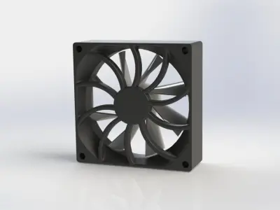 Computer fan Free 3D model