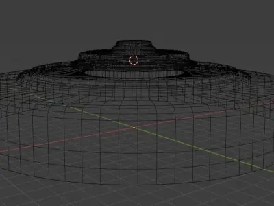 Realistic Military Landmine - Low Poly 3D Model Low-poly 3D model