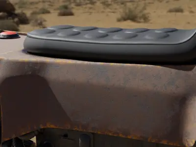 starwars Motojet 74-Z Low-poly 3D model