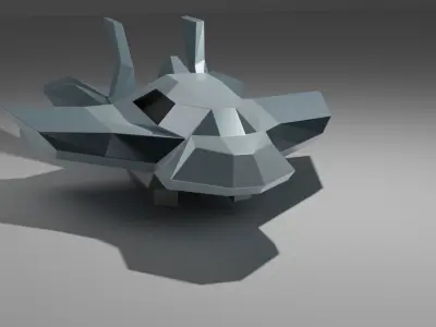 Aircraft JX Thunder 3d Model Low-poly 3D model