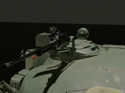 T72M tank Free 3D model