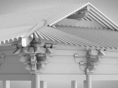 Chinese Traditional Architecture Framework 3D model