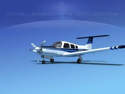 Piper PA-28R-201 Arrow III V05 3D model