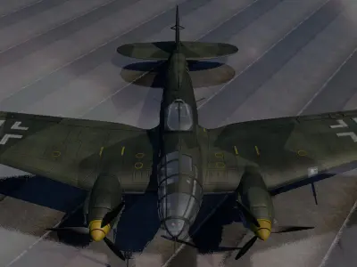 Heinkel He-111H-3 3D model