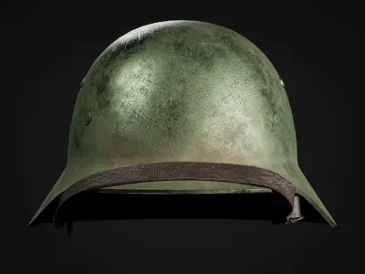 WW2 German Stahlhelm Free low-poly 3D model