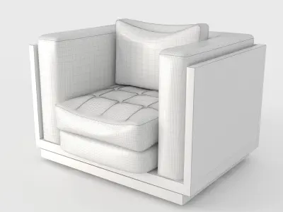 Leather Sofa Design by 3 11 3D model