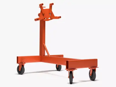 Engine Stand 3D model