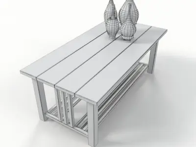 Coffee Table Free 3D model 13