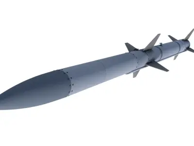 AIM 120 AMRAAM 3D model
