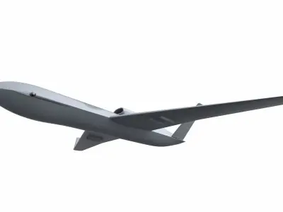 General Atomics Defender UAV concept 3D model