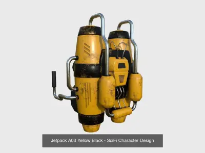 10 Jetpacks A Collection - SciFi Character Design 