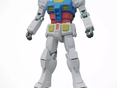 RX-78-2 Gundam High Detail Static Model  180mm or 7 inches 3D print model