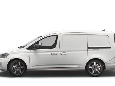 Volkswagen Caddy Commerce Pro Van Maxi 2021 3D model
