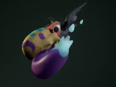 Stylized Bird 3D model