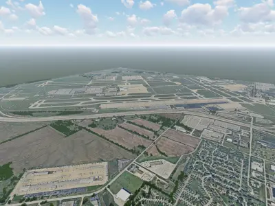 Indianapolis International Airport 3D model