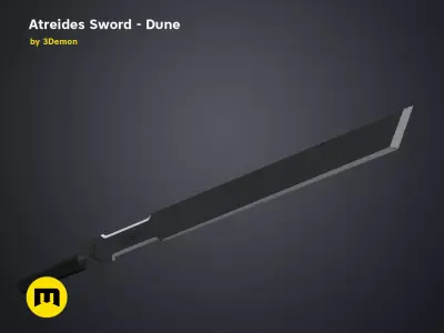 Atreides Sword 2 - Dune 3D print model purchase