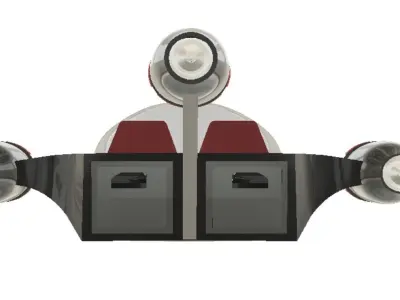 x34 landspeeder 3D model