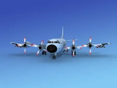 Lockheed P-3 Orion Hellenic Air Force 3D model