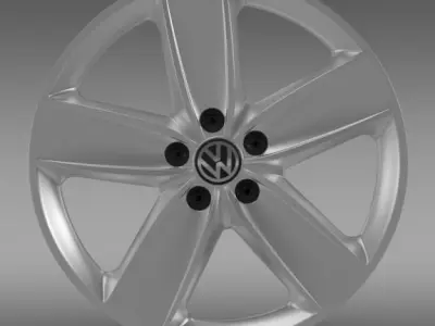 VW Polo rim 3D model