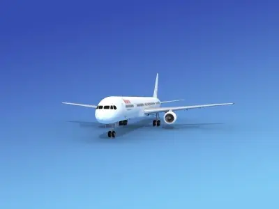 Boeing 757-300 Britannia Airways 1 3D model