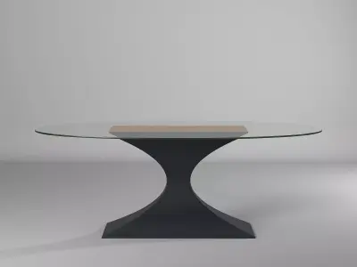 Dining table 3d model Free 3D model