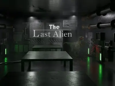 The Last Alien Low-poly 3D model