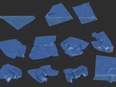 Tarp Assets 01 Low-poly 3D model