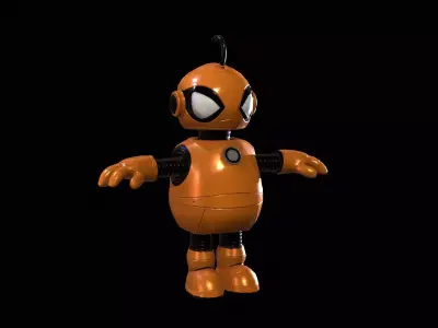 Minirobotic4Pack3 Low-poly 3D model