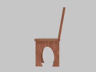 Chunky Medieval Dining Set Low-poly 3D model
