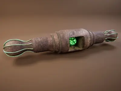 Ancient Artifact Low-poly 3D model