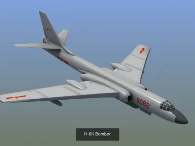 Chinese Air Force 3D Model Collection