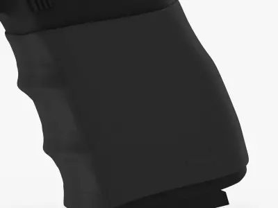 Glock 19 Handle Low-poly 3D model